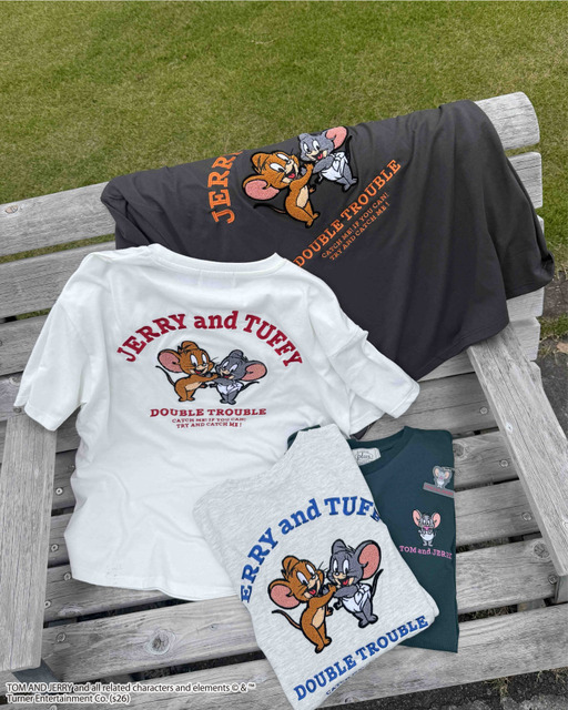 アクリルキーホルダー付トムとジェリーTシャツ(Q10950-12)
