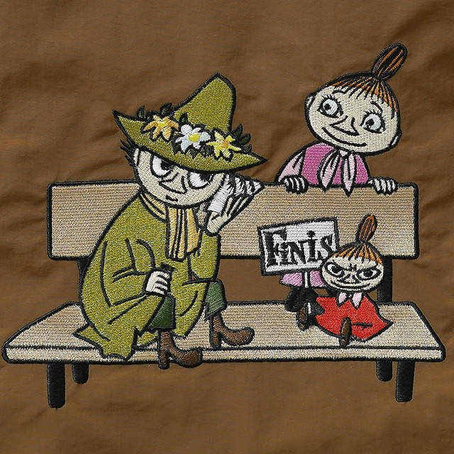 ムーミン リッチな刺繍の2WAYバッグ