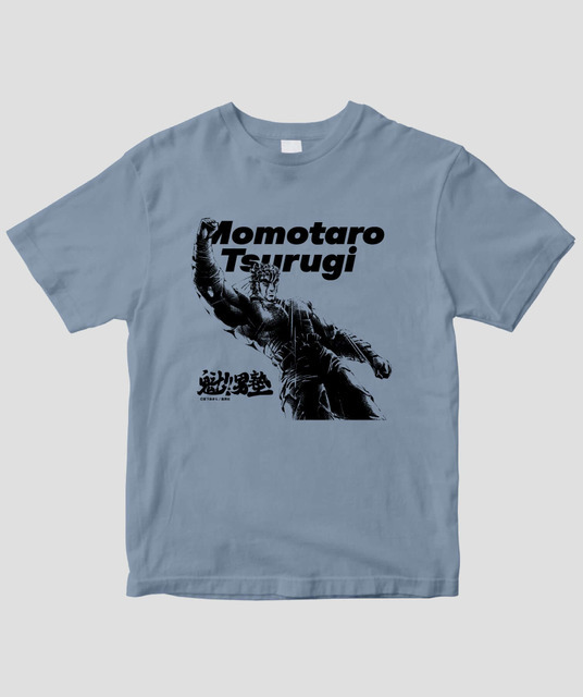一号生筆頭 剣桃太郎 Tシャツ（acid blue）