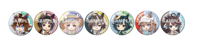 トレーディング缶バッジ(デフォルメ ver.)