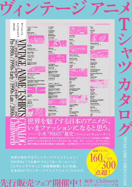 『ヴィンテージ アニメTシャツ カタログ』