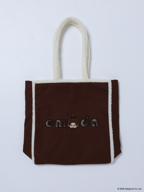 【Monchhichi×EMODA】2トーンボアトートバッグ