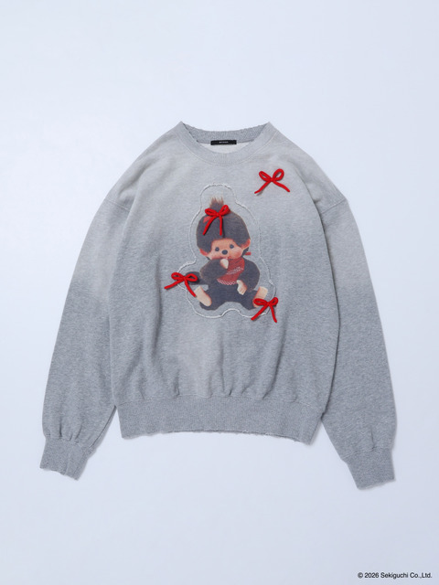 【Monchhichi×EMODA】フォトプリントオーバースウェット