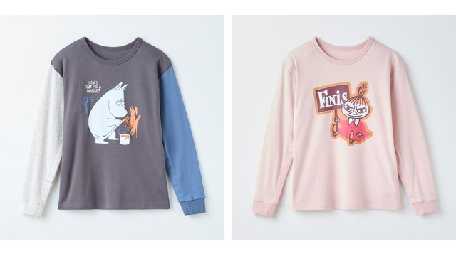 〈ベルメゾン×キヤスク〉 みんなが着やすいソフのびフライス長袖Ｔシャツ「ムーミン」