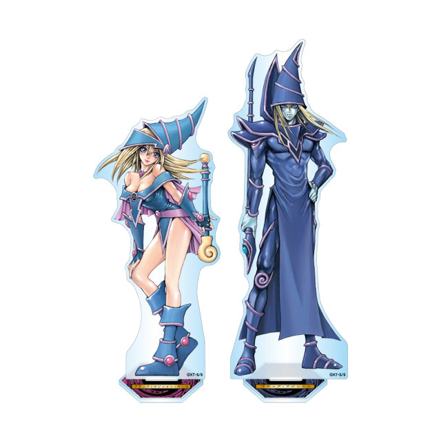 アクリル MEGA フィギュア2 体セット ブラック・マジシャン＆ブラック・マジシャン・ガール