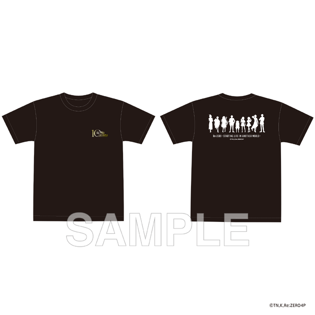 『Re:ゼロから始める異世界生活』Tシャツ 10th Anniversary ver.（L/XL）