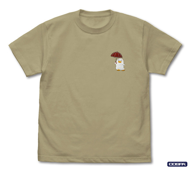 『銀魂』エリザベス ワンポイント刺繍Tシャツ（SAND KHAKI）