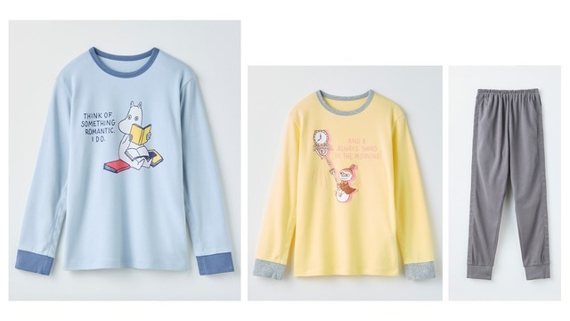 〈ベルメゾン×キヤスク〉 みんなが着やすいやわらかスムースパジャマ「ムーミン」価格／5,490円（税込）