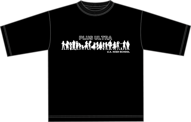 アニメ『僕のヒーローアカデミア』ワークマン限定アイテム　「半袖Tシャツ」カラー：ブラック（1-A・1）