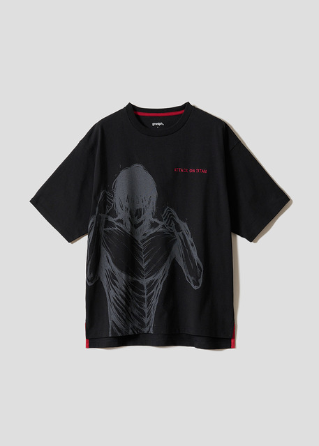 『進撃の巨人』×グラニフ　「15mの対峙｜ビッグシルエットTシャツ」