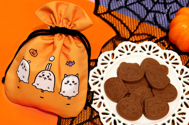 ちいかわパーク　ハロウィーン巾着クッキー　(ココア味)