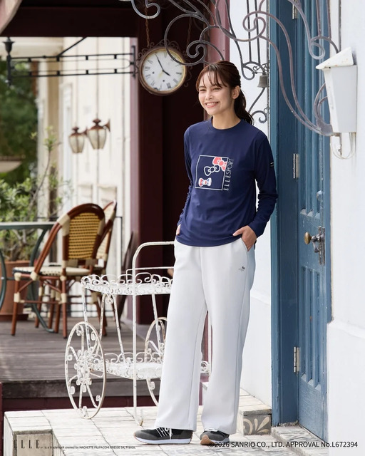 ハローキティ×ELLE SPORT プリントロンT
