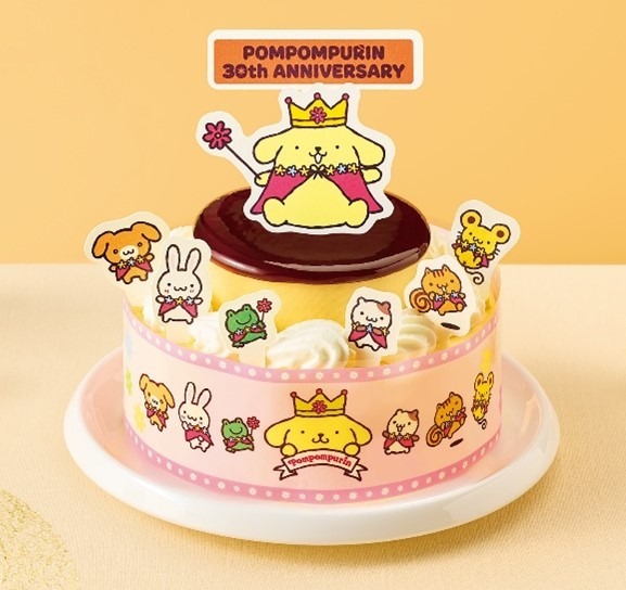 ポムポムプリン　アニバーサリークリスマスケーキ