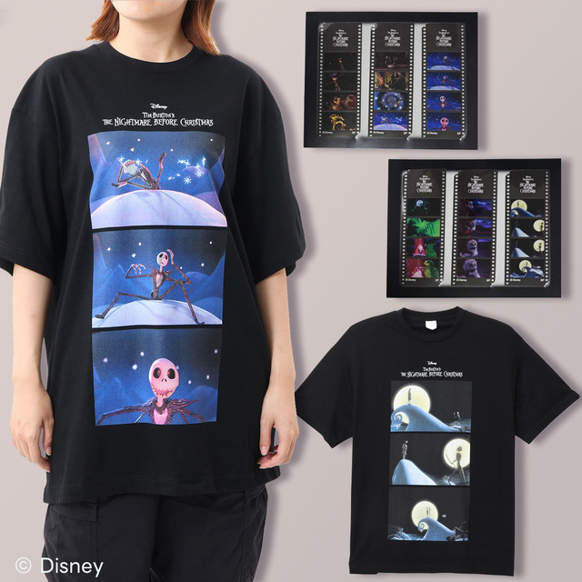 『Disney ティム・バートン ナイトメアー・ビフォア・クリスマス』フィルムアート風デザイングッズ