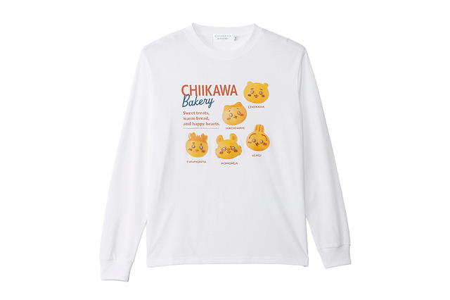 長袖Tシャツ　メニュー　ホワイト（M/L)