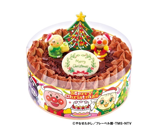 「それいけ！アンパンマンココアクリームケーキ（クリスマスパーティー）」