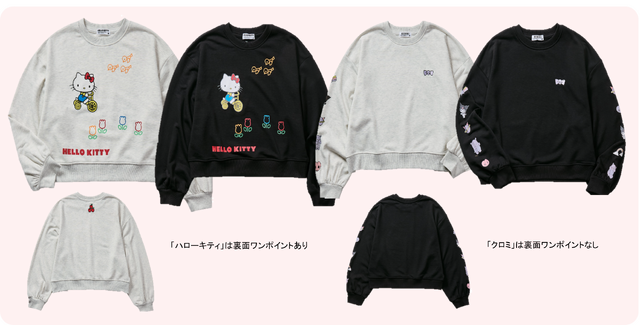 Sanrio charactersスウェット