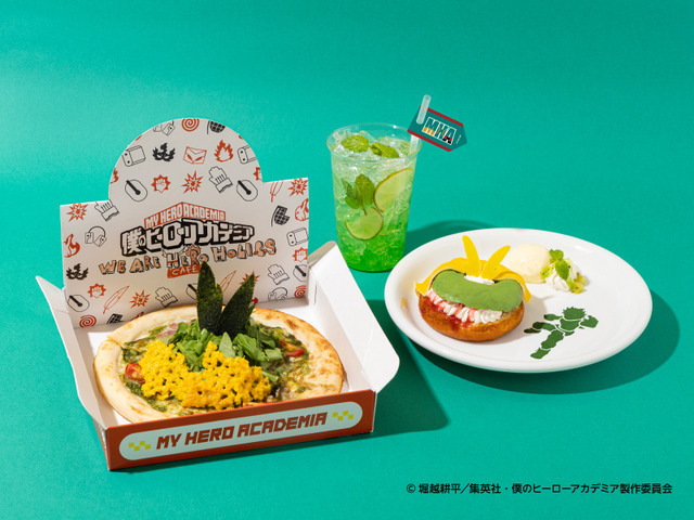 「ヒロアカ」デク、爆豪、焦凍ら“ヒーロー”大集合☆個性やコスチュームをメニュで表現！コラボカフェ開催