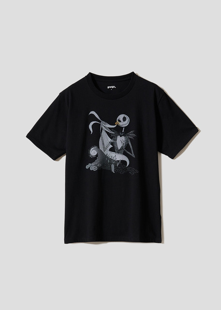 『ナイトメアー・ビフォア・クリスマス』×グラニフ　「ジャック＆ゼロ｜Tシャツ」