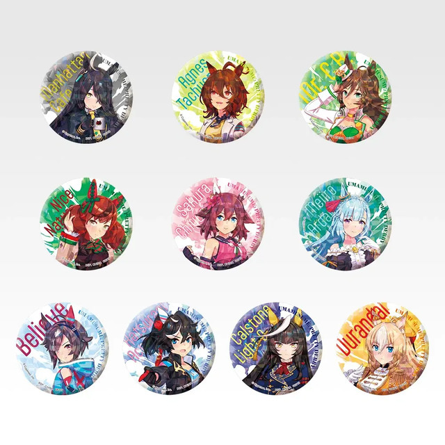 「一番くじ ウマ娘 プリティーダービー 14弾」G賞：ホログラム缶バッジ（選べる全10種）