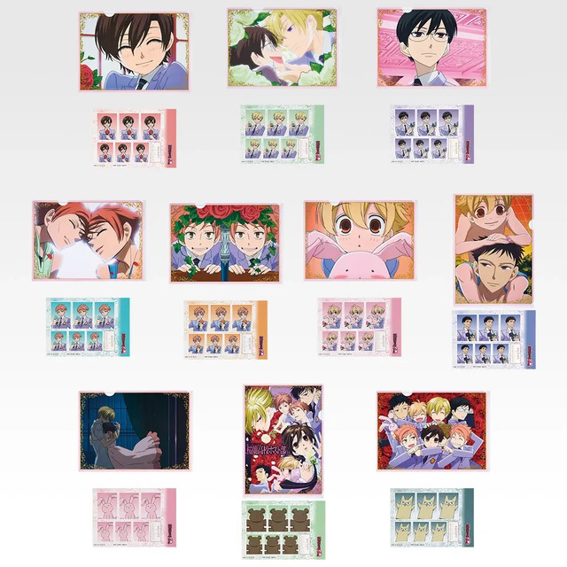 「一番くじ 桜蘭高校ホスト部～20th Anniversary～」G賞：クリアファイル＆ステッカーセット（選べる全10種）