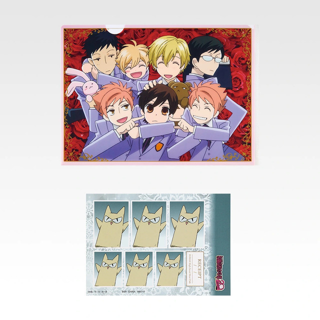 「一番くじ 桜蘭高校ホスト部～20th Anniversary～」G賞：クリアファイル＆ステッカーセット（選べる全10種）