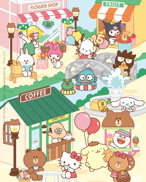 LINE FRIENDS×サンリオキャラクター