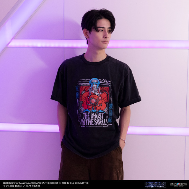 『攻殻機動隊 THE GHOST IN THE SHELL』サイバーグラフィックTシャツ 2（第2弾キービジュアルデフォルメ）
