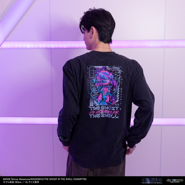 『攻殻機動隊 THE GHOST IN THE SHELL』サイバーグラフィックロングスリーブTシャツ 1（起動）