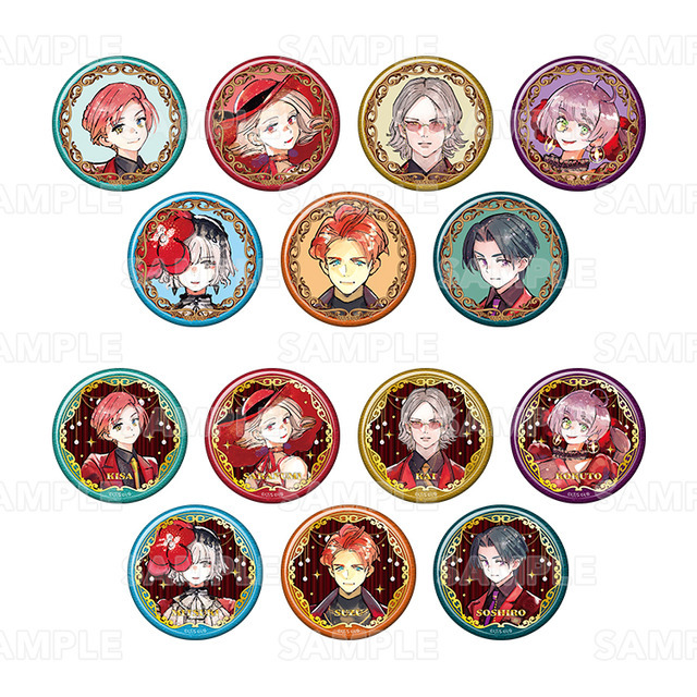 トレーディングマット缶バッジ 5th Anniversary Ver.