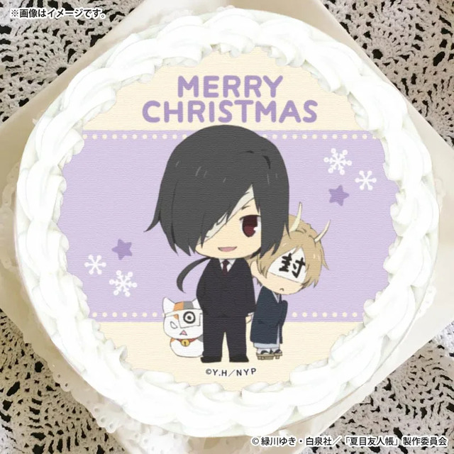 Xmasプリケーキ2026（的場静司＆夏目貴志＆ニャンコ先生）【特典缶バッジ付き】[夏目友人帳]