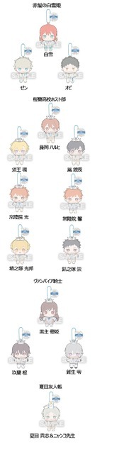 みるくぱすてるぬい（全14 種）税込価格 各2,530 円
