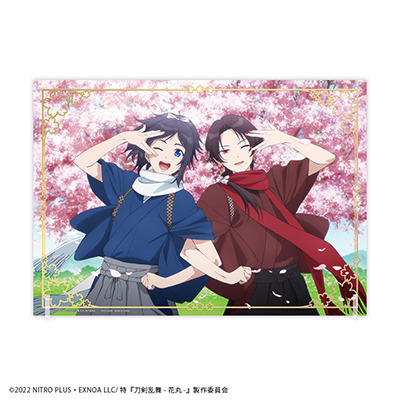 タイトーくじ『刀剣乱舞-花丸-』10th Anniversary　LH賞：箔押しビジュアルクリアボード　加州清光・大和守安定～LH賞ver.～