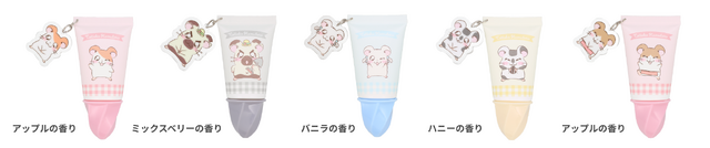 とっとこハム太郎 アクリルチャーム付きホイップハンドクリーム