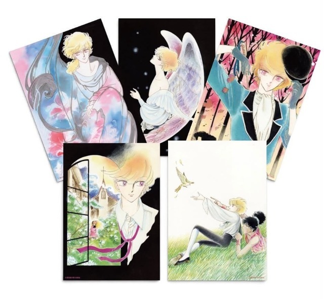 愛田真夕美 「マリオネット」 イラストカードセット　2,200円（税込）※B6サイズ　5枚1セット　©愛田真夕美／白泉社