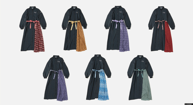 「7Dormitories Maxi Shirts Dress」11,000円(税込)（C）DISNEY