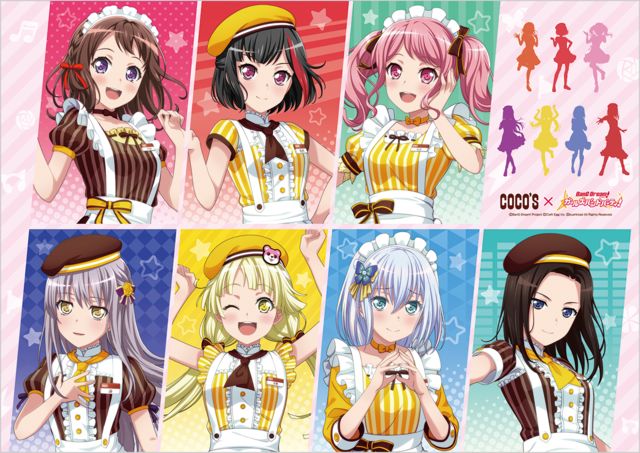 「デリッシュ☆パーティ！」景品ポスター（C）BanG Dream! Project（C）Craft Egg Inc.（C）bushiroad All Rights Reserveded.