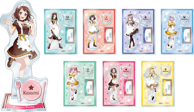 「デリッシュ☆パーティ！」アクリルスタンドパネル（C）BanG Dream! Project（C）Craft Egg Inc.（C）bushiroad All Rights Reserveded.