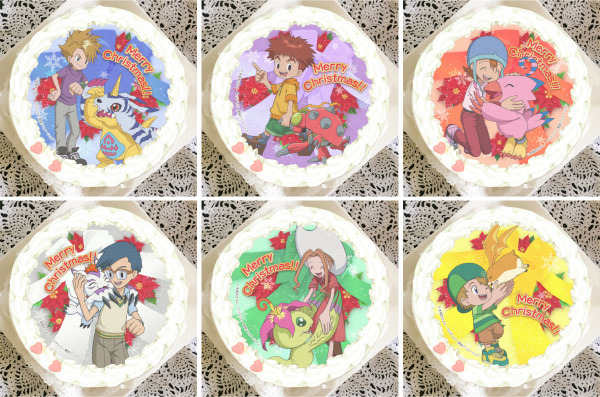 「『デジモンアドベンチャー：』クリスマスプリケーキ」4,980円（税別）（C）本郷あきよし・フジテレビ・東映アニメーション