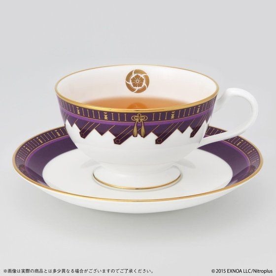 「刀剣乱舞-ONLINE-×Noritake　ティーカップ＆ソーサーセット」9,980円（税込）(C)2015 EXNOA LLC/Nitroplus