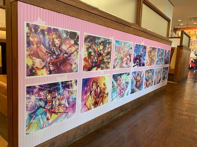 ココス×バンドリ！ ガールズバンドパーティ！ キャンペーン「デリッシュ☆パーティ！」ココス中野店（C）BanG Dream! Project（C）Craft Egg Inc.（C）bushiroad All Rights Reserveded.