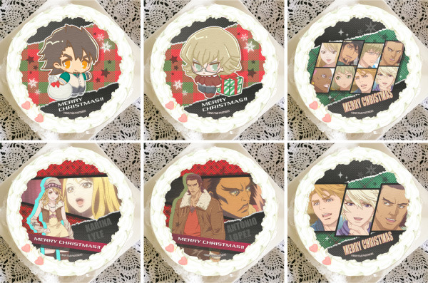 「『TIGER & BUNNY』クリスマスプリケーキ」4,980円（税別）（C）BNP/T&B PARTNERS