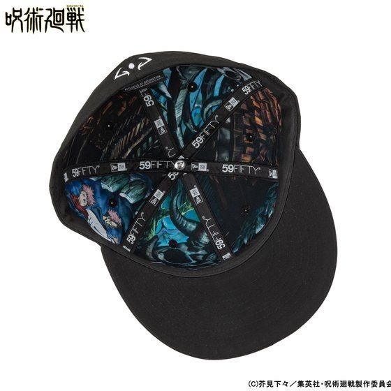 「呪術廻戦×NEW ERA　キャップ　59FIFTYモデル」7,480円（税込）(C)芥見下々／集英社・呪術廻戦製作委員会