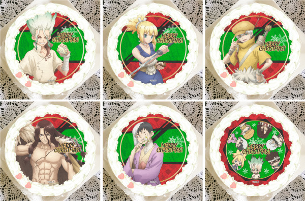 「『Dr.STONE』クリスマスプリケーキ」4,980円（税別）（C）K,B/S, D