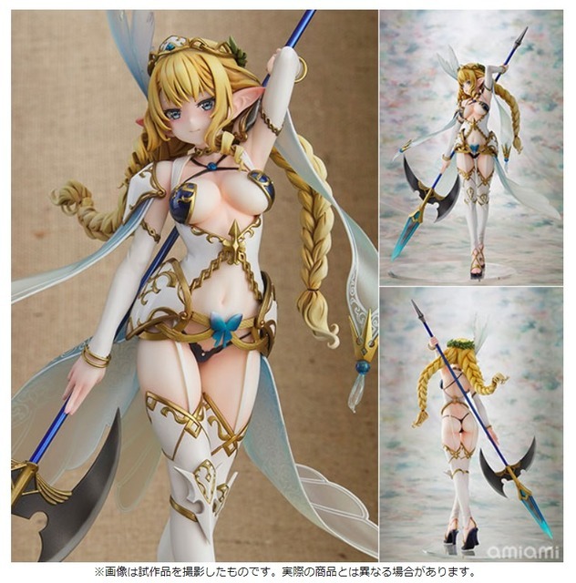 「エルフ村 第3村人 リンシア アンテナショップ限定版 1/6スケール 完成品フィギュア」（C）VERTEX