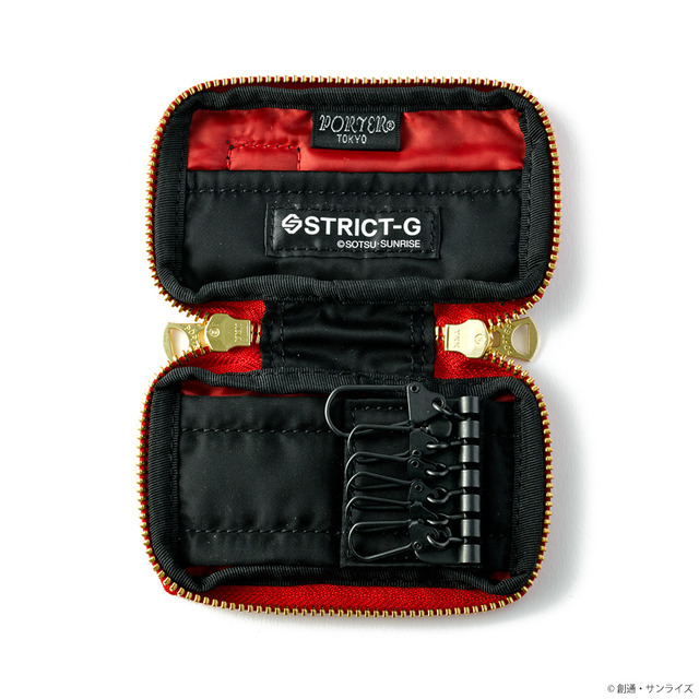 「STRICT-G×PORTER キーケース “RED COMET”モデル」各12,100円(税込)(C)創通・サンライズ