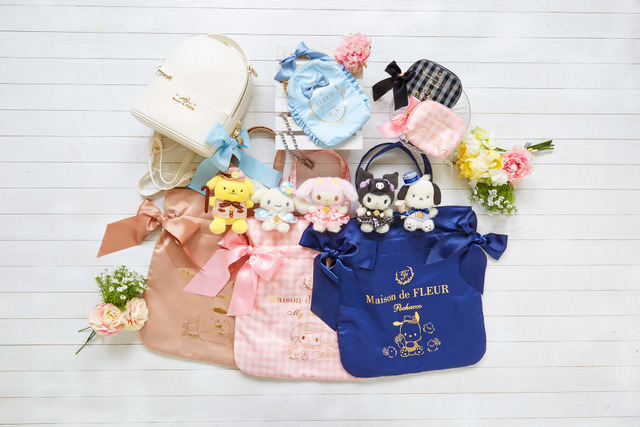 「Maison de FLEUR×Sanrio characters」（C）’76, ’89, ’96, ’01, ’05, ’20 SANRIO 著作（株）サンリオ