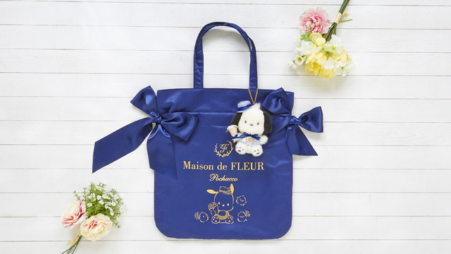 「Maison de FLEUR×Sanrio characters」ポチャッコ（C）’76, ’89, ’96, ’01, ’05, ’20 SANRIO 著作（株）サンリオ