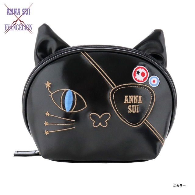 エヴァンゲリオン×ANNA SUI　ネコポーチ　ブラック　4,180円(税込) （C）カラー