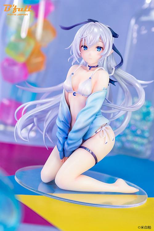 米白粕氏オリジナルイラスト「あくあちゃん」1/7スケール 塗装済み完成品　(C)米白粕